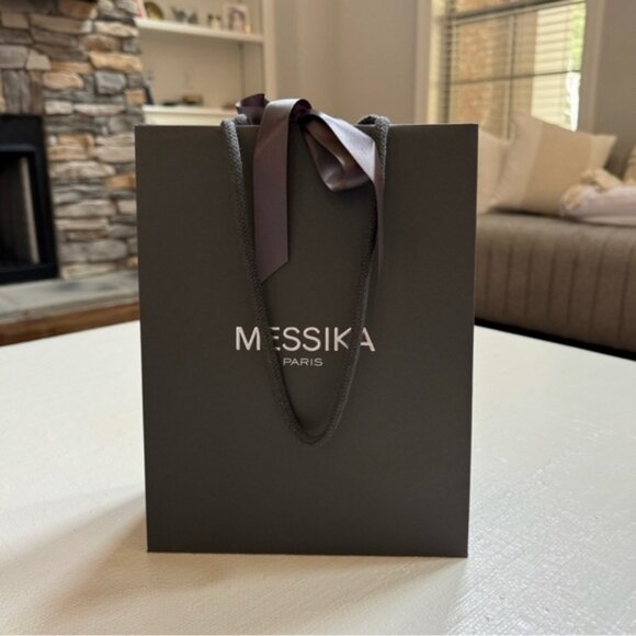 Messika Brincos de prata esterlina de face única, conjunto completo de diamantes - Picture 15 of 16